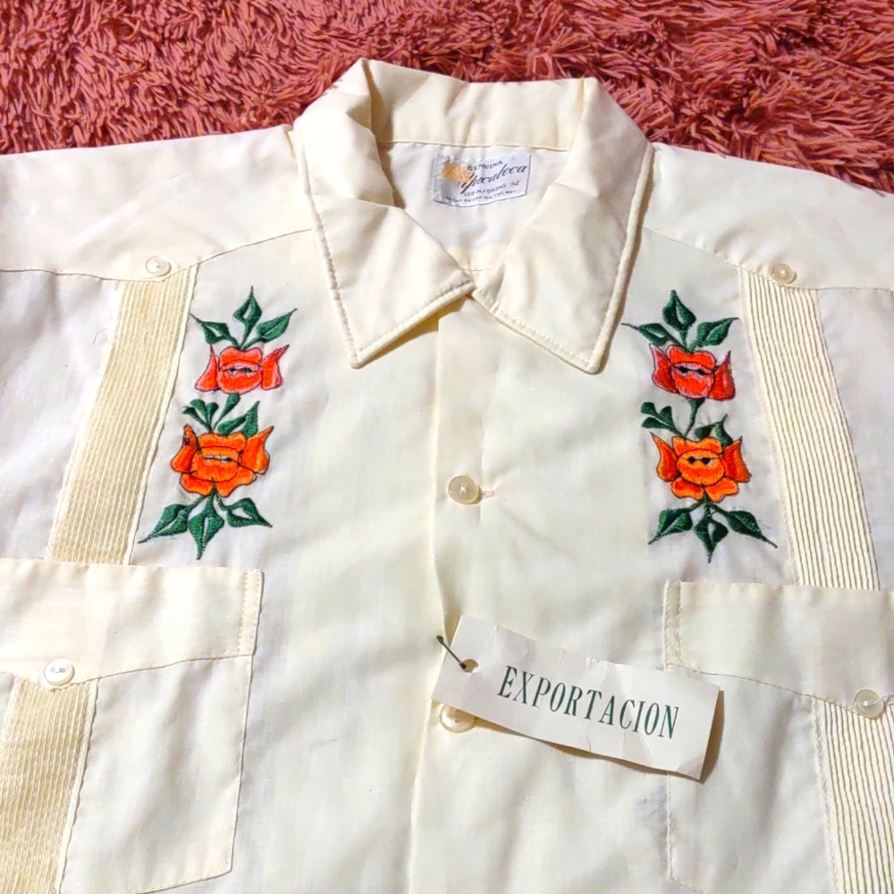 Vintage mens yucateca shirt 42